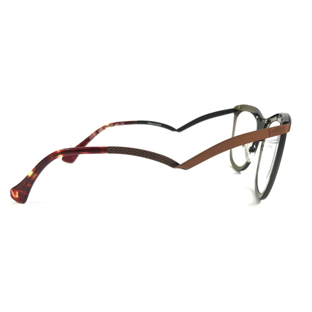 BOZ Eyeglasses Frames ESPRIT 9050 Brown Mask Neutral Brushed Gold 51-19-140